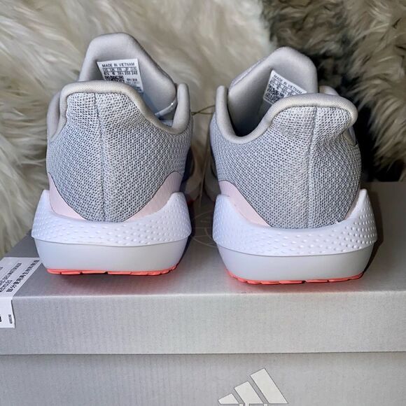 NEW!! Adidas EQ21 Run J Athletic Sneakers - Youth GS Size 6.5 Gray/White/pink - Picture 6 of 12